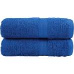 vidaXL Премиум кърпи за пране SOLUND 2 бр. сини 30x30 см 600 г/м2 (137179)