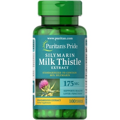 Puritan's Pride Milk Thistle Standardized 175 mg [100 капсули]
