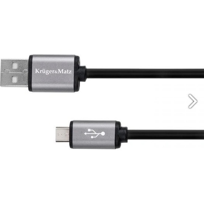 Kruger & Matz USB Kruger&Matz KM1236 USB / USB-micro 1,8m, černý KM1236