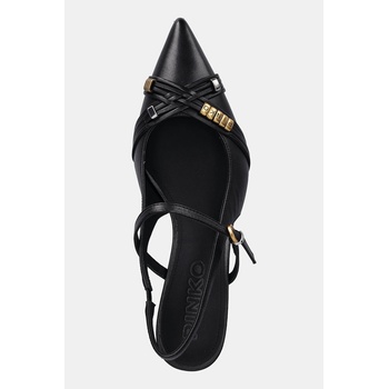 Pinko Кожени обувки с тънък ток Pinko Gloria 18 (SD0489.P003.Z99)