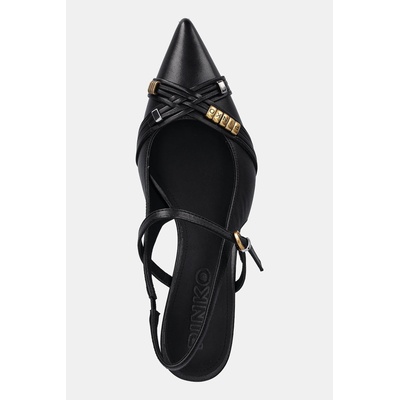 Pinko Кожени обувки с тънък ток Pinko Gloria 18 (SD0489.P003.Z99)