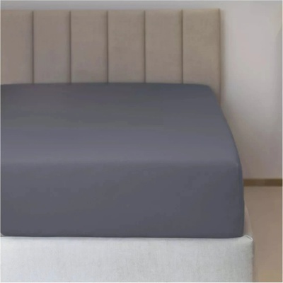 Polášek Jersey prostěradlo tmavě šedé lycra 90x200x15-18