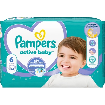 Active Baby Maxi Pack размер 6 44 бр
