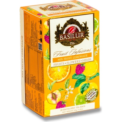 Basilur Fruit Infusions ovocný čaj ovocná limonáda 20 x 2 g