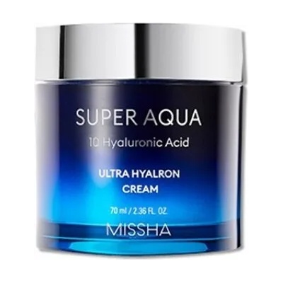 Missha Super Aqua 10 Hyaluronic Acid Cream, хидратиращ крем за лице (8809643505260)