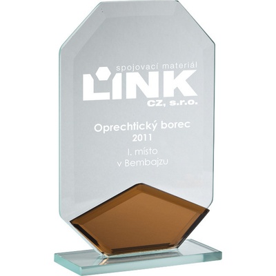 Skleněná trofej CR0150A