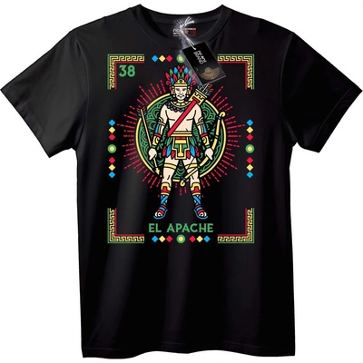 NOONEBRAND Тениска El Apache Воин - XXS, White