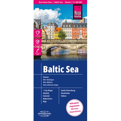 mapa Baltic Sea 1:1,3 mil. voděodolná