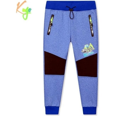 Kugo Chlapecké teplé softshellové tepláky GK8636 modrá Modrá
