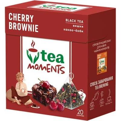 TEA MOMENTS Cherry Brownie 36 g 20 pyramid
