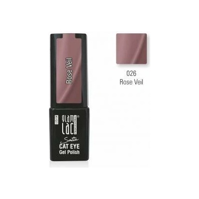 GlamLac Gel lak magnetický růžový 026 Rose Veil 6 ml
