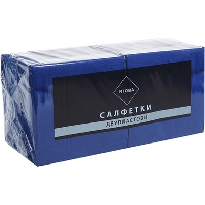 Rioba Салфетки сини 33х33см 400бр