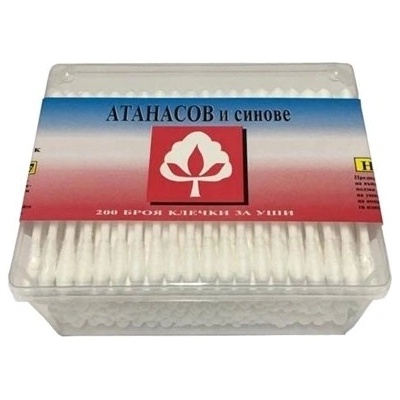Клечки за уши Атанасов 200бр (578)