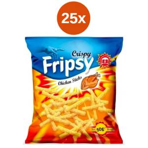 Fripsy Хрупкави пилешки пръчици Fripsy 25x50 г