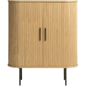 Unique Furniture Шкафче от декор от дъб с плъзгащи се врати естествено 100x118 cm Nola - Unique Furniture (46242784)
