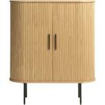 Unique Furniture Шкафче от декор от дъб с плъзгащи се врати естествено 100x118 cm Nola - Unique Furniture (46242784)