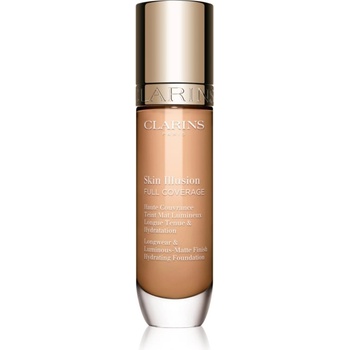 Clarins Skin Illusion Hydrating Foundation високо покривен фон дьо тен цвят 107C 30ml