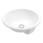 Villeroy & Boch Architectura - Вградена мивка, диаметър 40 см, без преливник, алпийско бяло 5A754601 (5A754601)