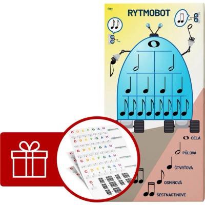DISK Art Akustický obraz - Rytmobot (60 x 120 x 8)