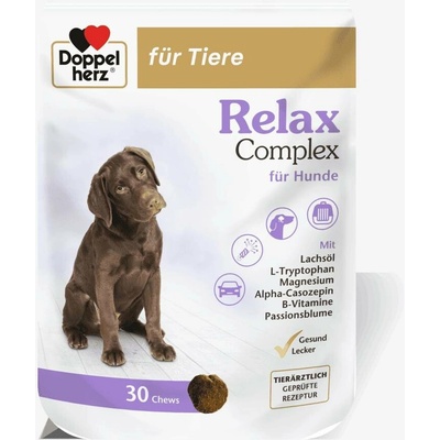 Doppelherz Relax Complex žvýkací tablety pro psy 2 x 30 tbl 95 g