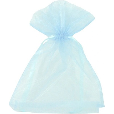 Dárkový sáček organzový BEAUTY ORGANDY světle modrý 15 x 20cm