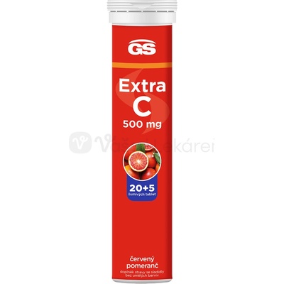 GS Extra C 500 eff. 20+5 tabliet