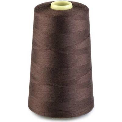 Polyesterové nitě pro overlocky i klasické šití návin 5000 yards PES 40/2 756 Brown Tobacco
