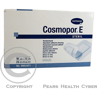 Cosmopor rýchloobväz E sterilný 10 x 6 cm 25 ks