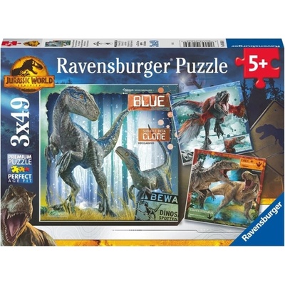 Ravensburger Jurský svět 3 x 49 dílků