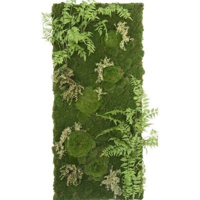 Luxusní umělá zelená stěna WALL VEGETAL FOUGERE FOAM, 80x180cm
