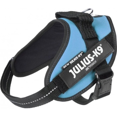 JULIUS-K9® IDC Powerharness S/Mini Нагръдник за кучета 7-15 кг, с обиколка на гърдите 49-67 см - цвят аквамарин, Унгария - 16IDC-AM-M
