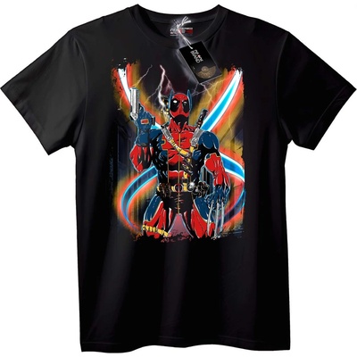 NOONEBRAND Тениска Deadpool Супергерой - 7XL, Black