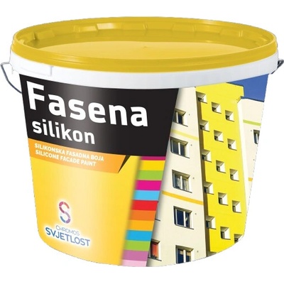 Svjetlost Fasena SILIKON Biela,15L