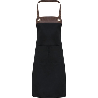 BARTOOL Barista Черна Дълга Престилка С Джоб - Кожена Горна Част