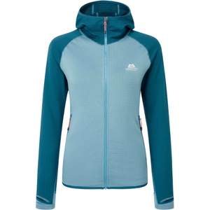 Mountain Equipment Дамско поларено яке Mountain Equipment Women's Eclipse Hooded Jacket Fleece jacket - Stellar / Majolica - размер 42 (EU) (105-3478-0515)