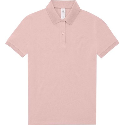 B&C My Polo 180 /women Dámske piqué polo ružová blush