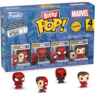 Funko Bitty Pop! 4Pack Marvel Peter Parker Spider Man