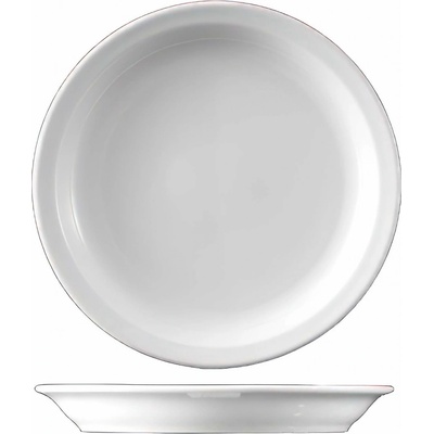 Lilien Talíř polohluboký bílý 26 cm Fitness-line