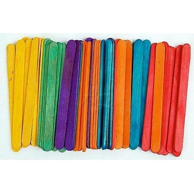 Fandy dekorační dřívka/50ks 2mm Color