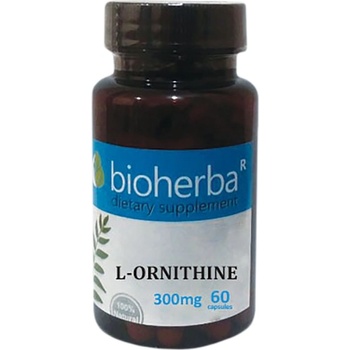 Image 1 of Bioherba L-Ornithine 300 mg [100 капсули]