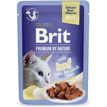 Brit Premium Cat Delicate Fillets in Jelly Beef 85 g