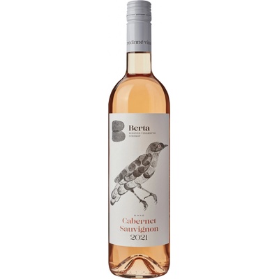 Berta Cabernet Sauvignon rosé suché ružové 2022 12,5% 0,75 l (čistá fľaša)