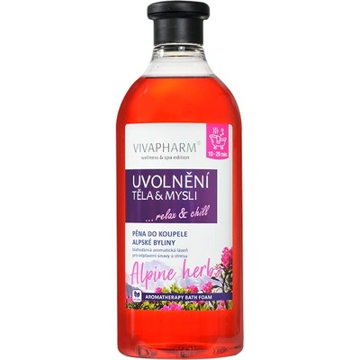 VIVAPHARM Pěna do koupele Uvolnění těla a mysli 750 ml