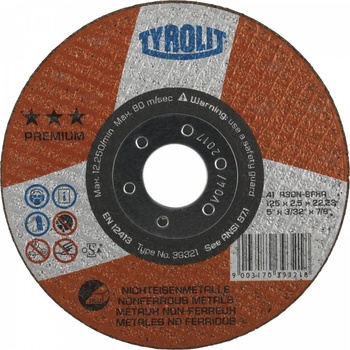 Tyrolit Řezný kotouč 125 x 1,6 x 22,2 mm RAL125/1.6SE