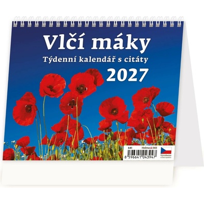 Stolní Vlčí máky 2025