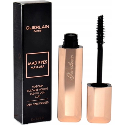 Guerlain Mad Eyes Buildable Volume Mascara vodeodolná riasenka pre objem a zahustenie rias 01 Mad Black 8,5 ml