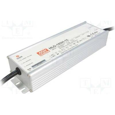 MEAN WELL HLG-185H-42 Napájecí zdroj: spínaný; LED; 185W; 42VDC; 4,4A; 90÷305VAC; IP67