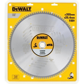 DeWalt DT1917 - Pilový kotouč na hliník 355x25,4 mm 100 zubů