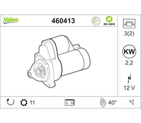 Startér VALEO 460413
