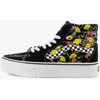 Vans UA SK8-HI Platform 2.0 poppy checkerboard black/multi